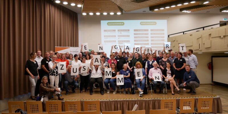 Freiwilligentreffen 2023 Gruppenfoto