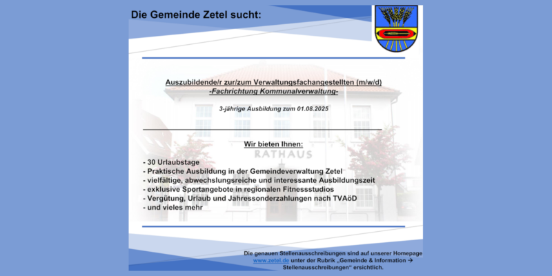 Stellenausschreibung Zetel