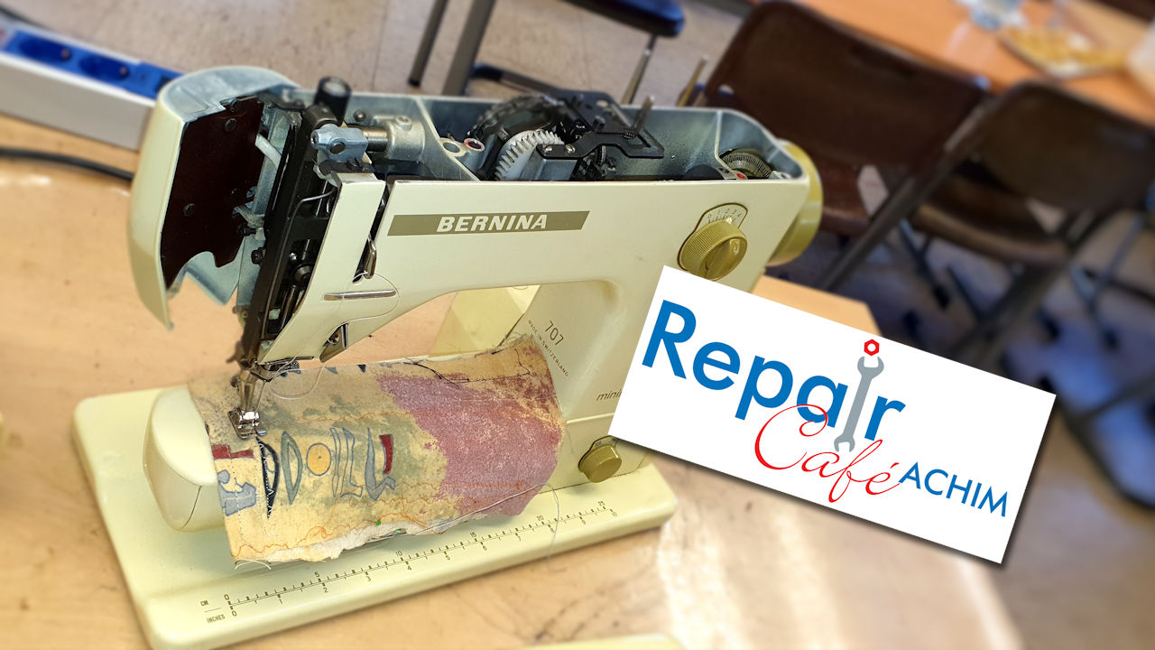 Wir reparieren auch Nähmaschinen